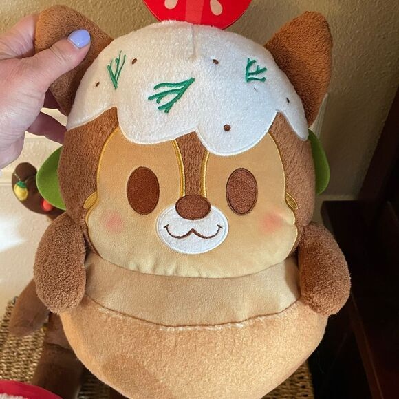 Disney Chip Falafel Pita Munchlings Reindeer Build a Bear Avery Christmas Plush - Picture 13 of 15